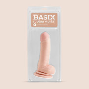 Basix 8\" Suction Cup Dong